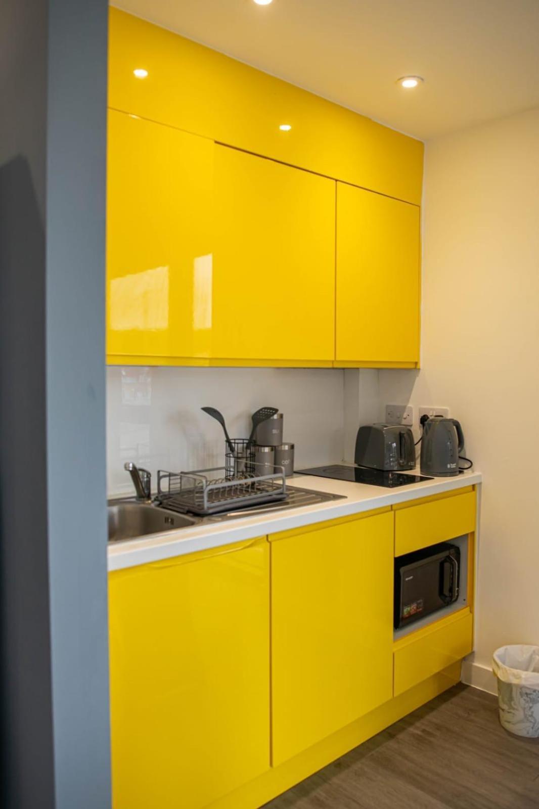Excellent Studio Balcony Apartment In שפילד מראה חיצוני תמונה